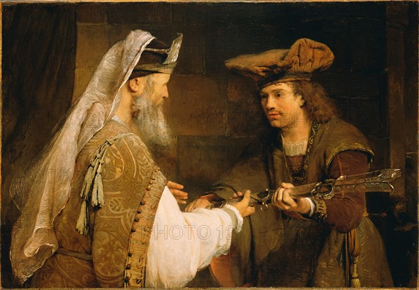 Ahimelech Giving the Sword of Goliath to David