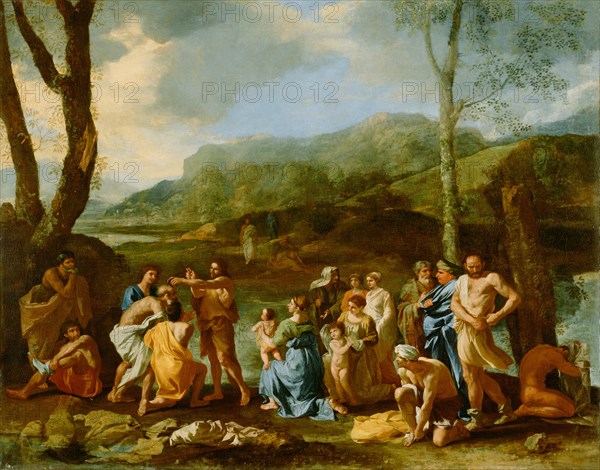 Saint John Baptizing in the River Jordan