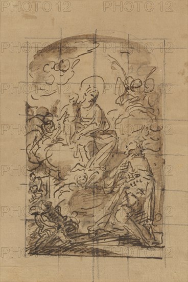 The Apparition of the Virgin and Child to Saint Louis of France