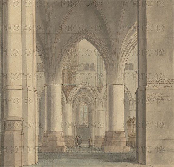 The Choir and North Ambulatory of the Church of Saint Bavo, Haar