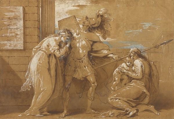 The Fright of Astyanax (Hector Bidding Farewell to Andromache)