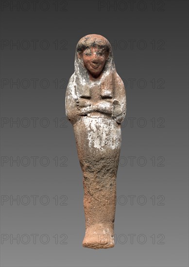 Shawabty, 1295-1069 BC. Egypt, New Kingdom, Dynasties 19 (1295-1186) - 20 (1186-1069 BC). Terracotta; overall: 17 x 4.9 x 3.8 cm (6 11/16 x 1 15/16 x 1 1/2 in.).