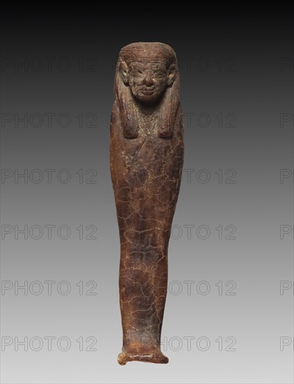 Son of Horus: Imsety, 1000-900 BC. Egypt, Third Intermediate Period, late Dynasty 21 (1069-945 BC) or early Dynasty 22 (945-715 BC). Wax with dark amber varnish; overall: 8.6 x 2 cm (3 3/8 x 13/16 in.).