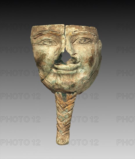 Mask, 332 BC-AD395. Egypt, probably Greco-Roman Period. Wax; overall: 10.7 x 6.7 x 3.5 cm (4 3/16 x 2 5/8 x 1 3/8 in.).