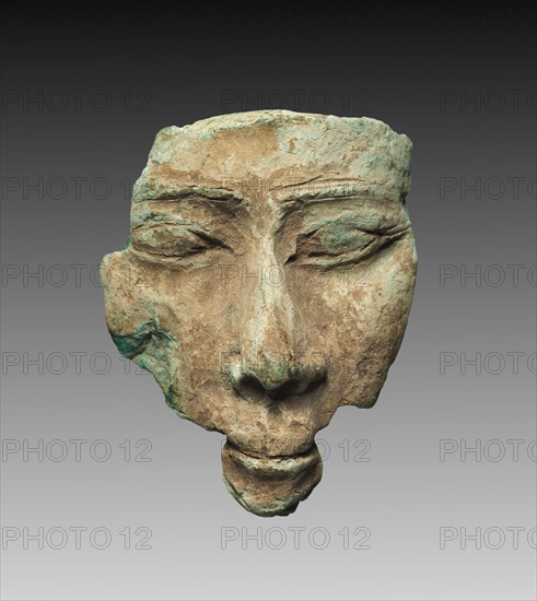 Mask, 332 BC-AD395. Egypt, probably Greco-Roman Period. Wax; overall: 5.3 x 4.3 x 1.8 cm (2 1/16 x 1 11/16 x 11/16 in.).