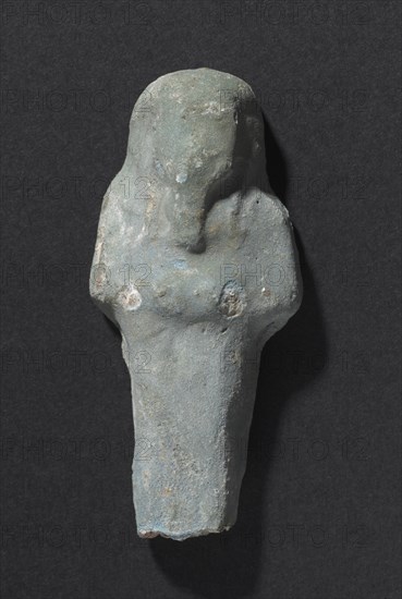 Shawabty of Ditamenpaankh, 715-656 BC. Egypt, Late Period, Dynasty 25. Terracotta; overall: 6 x 2.6 x 1.5 cm (2 3/8 x 1 x 9/16 in.).