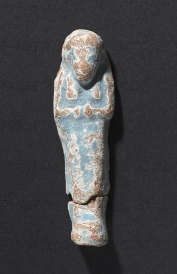 Shawabty of Ditamenpaankh, 715-656 BC. Egypt, Late Period, Dynasty 25. Terracotta; overall: 5.9 x 1.6 x 1.3 cm (2 5/16 x 5/8 x 1/2 in.).