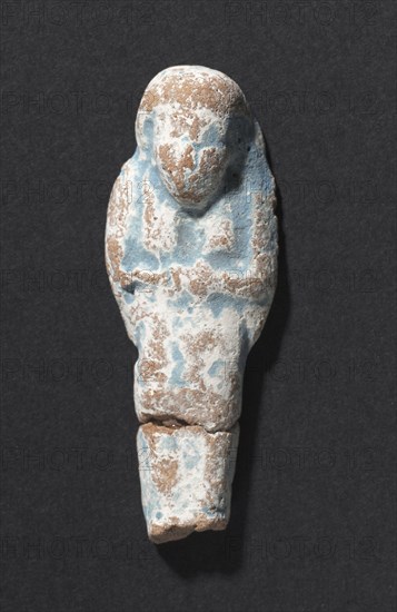 Shawabty of Ditamenpaankh, 715-656 BC. Egypt, Late Period, Dynasty 25. Terracotta; overall: 5.3 x 1.9 x 1 cm (2 1/16 x 3/4 x 3/8 in.).