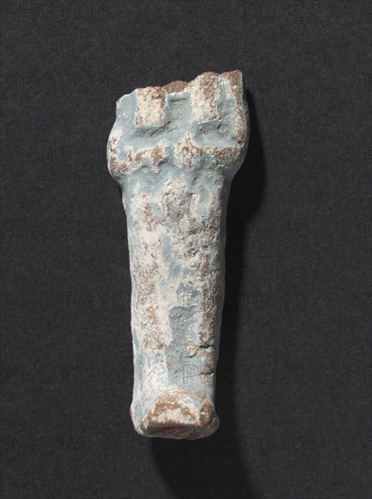 Shawabty of Ditamenpaankh, 715-656 BC. Egypt, Late Period, Dynasty 25. Terracotta; overall: 4.4 x 1.6 x 1.2 cm (1 3/4 x 5/8 x 1/2 in.).