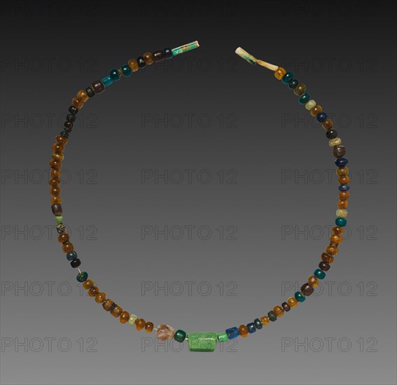 Necklace, 30 BC-AD 395. Egypt, Roman Empire. Various materials; overall: 43 cm (16 15/16 in.).