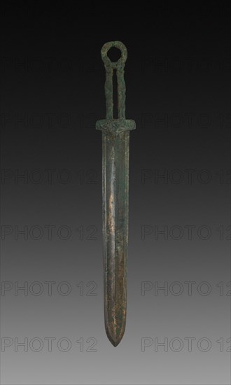 Sword, Han dynasty (206 BC-AD 220). China, Han dynasty (202 BC-AD 220). Bronze; overall: 7 cm (2 3/4 in.).