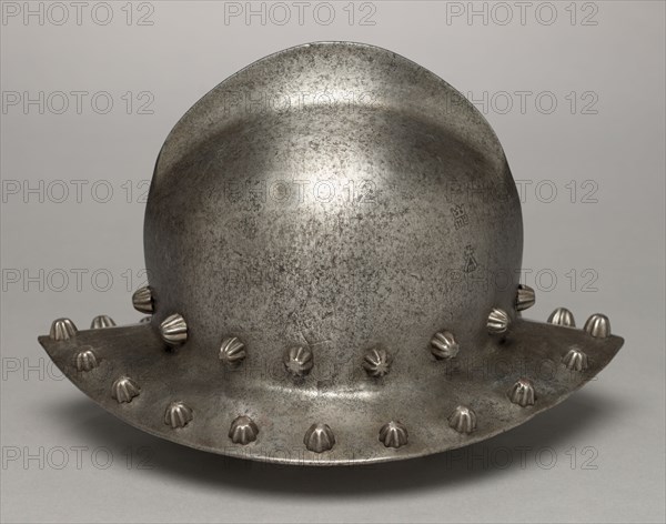 War Hat (or Kettle Hat), c. 1475-1500. Workshop of Antonio Missaglia (Italian, 1416/17-1495/96). Steel; overall: 36 x 22 x 26.6 cm (14 3/16 x 8 11/16 x 10 1/2 in.).