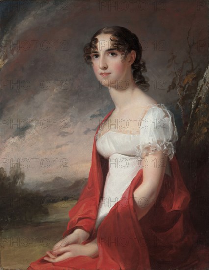 Portrait of Mary Sicard David, 1813. Thomas Sully (American, 1783-1872). Oil on canvas; framed: 121.9 x 103.5 x 15.3 cm (48 x 40 3/4 x 6 in.); unframed: 89.5 x 69.8 cm (35 1/4 x 27 1/2 in.).
