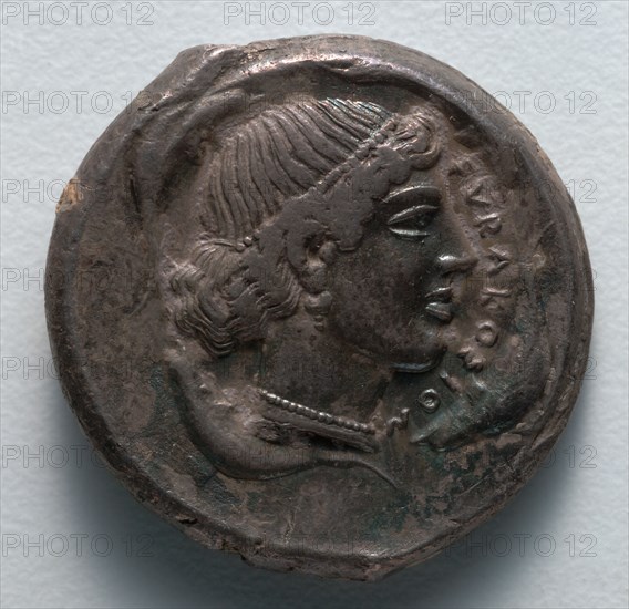 Tetradrachm, 478-467 BC. Greece, 5th century BC. Silver; diameter: 2.6 cm (1 in.).