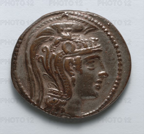 Tetradrachm, 150-100 BC. Greece, 2nd century BC. Silver; diameter: 2.2 cm (7/8 in.).