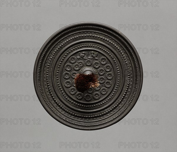 Mirror, 1400s-1500s. Japan, Muromachi Period (1392-1573). Bronze; diameter: 11 cm (4 5/16 in.).