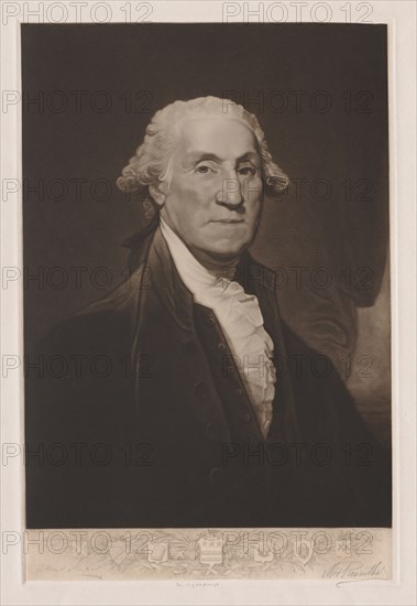 George Washington, 1904. Max Rosenthal (American, 1833-1918). Mezzotint