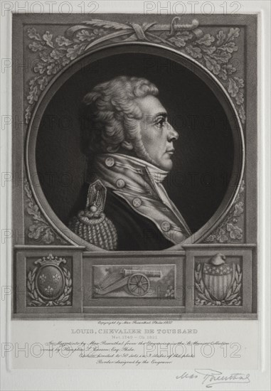 Louis, Chevalier de Toussard, 1900. Max Rosenthal (American, 1833-1918). Mezzotint