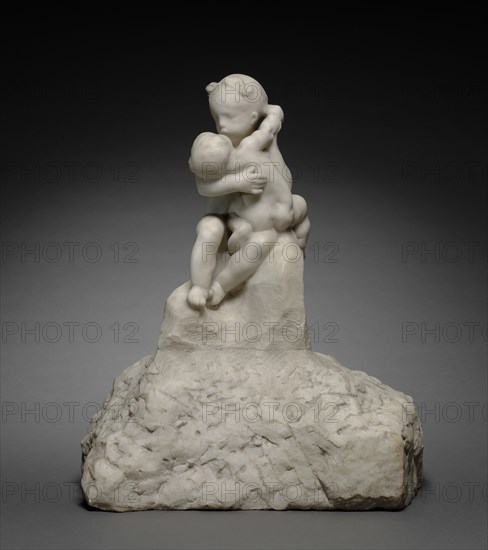 Little Brother and Sister, 1916. Auguste Rodin (French, 1840-1917). Marble; overall: 56.6 cm (22 5/16 in.)