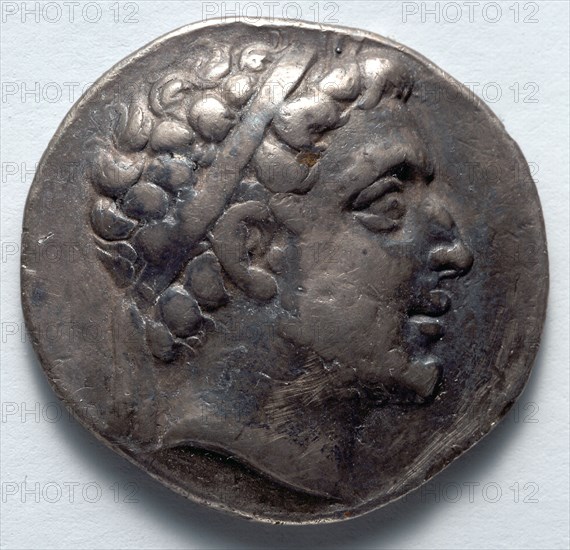 Didrachm: Royal Head (obverse), 220-179 BC. Greece, 3rd-2nd century BC. Silver; diameter: 2.6 cm (1 in.).