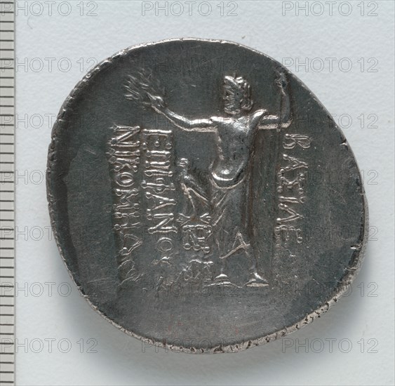 Tetradrachm: Zeus (reverse), 149-120 BC. Greece, Bithynia, reign of Nicomedes II. Silver; diameter: 3.2 cm (1 1/4 in.).