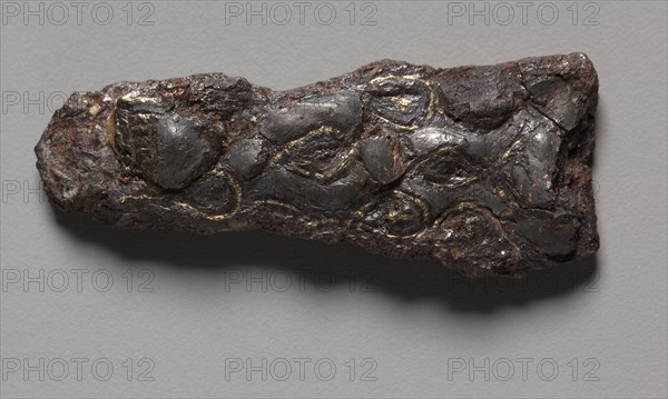 Buckles, 600s. Merovingian, Burgundian, Migration period, 7th century. Iron with silver overlay; part 1: 6.4 cm (2 1/2 in.).