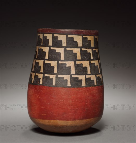Vase, c. 1000. Peru, Nasca style (100 BC-AD 700). Pottery; overall: 17.3 x 13 cm (6 13/16 x 5 1/8 in.).