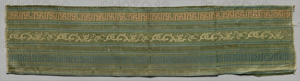 Border, 1800s. China, 19th century. Silk; overall: 71.1 x 19 cm (28 x 7 1/2 in.).