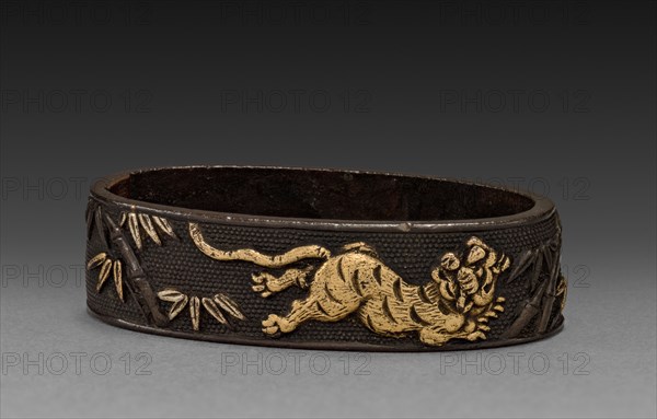 Fuchi, 1700-1850. Japan, Tokugawa period. Shakudo ; average: 3.9 x 2.3 cm (1 9/16 x 7/8 in.).