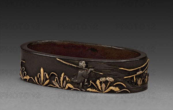 Fuchi, 1700-1850. Japan, Tokugawa period. Shakudo; average: 3.9 x 2.3 cm (1 9/16 x 7/8 in.).