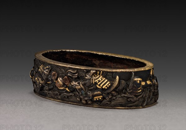 Fuchi, 1700-1850. Japan, Tokugawa period. Shakudo; average: 3.9 x 2.3 cm (1 9/16 x 7/8 in.).