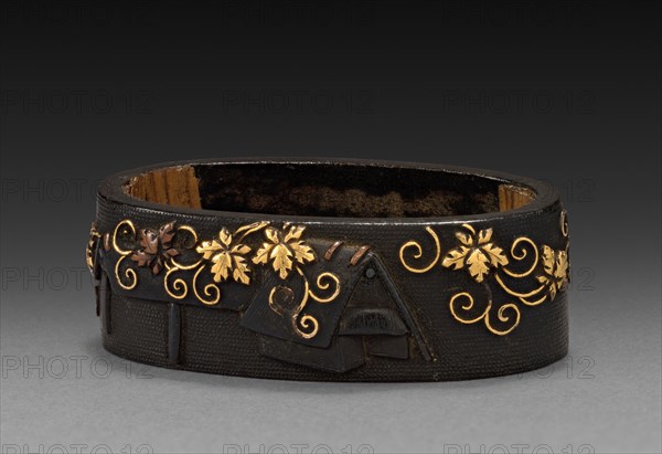 Fuchi, 1700-1850. Japan, Tokugawa period. Shakudo; average: 3.9 x 2.3 cm (1 9/16 x 7/8 in.).