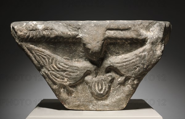 Capital with Birds, 700s-800s. Italy, Migration period, 8th-9th Century. Marble; overall: 27.4 x 32.4 x 48.3 cm (10 13/16 x 12 3/4 x 19 in.)