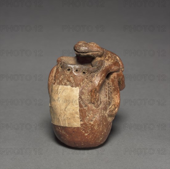 Jar, before 1921. Colombia. Red ware; overall: 9.6 x 8.5 x 6.5 cm (3 3/4 x 3 3/8 x 2 9/16 in.).