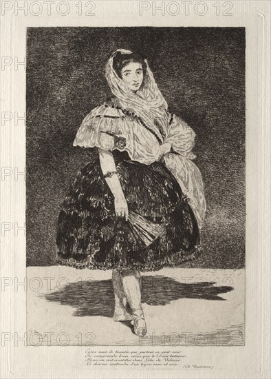 Lola de Valence. Edouard Manet (French, 1832-1883). Etching and aquatint