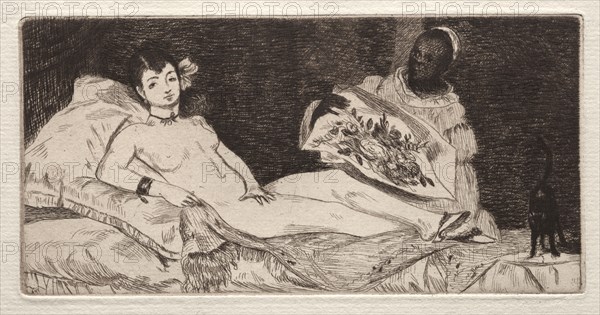 Olympia, 1867. Edouard Manet (French, 1832-1883). Etching