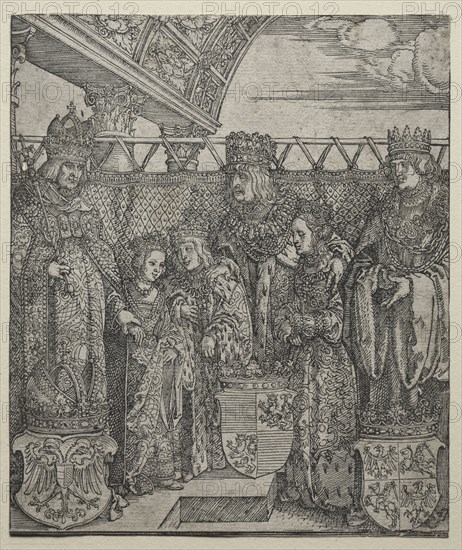 The Congress of Princes at Vienna, 1512-1515. Albrecht Dürer (German, 1471-1528). Woodcut