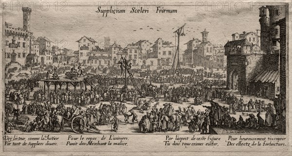 Execution of Criminals. Jacques Callot (French, 1592-1635). Etching