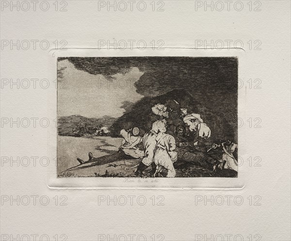 The Horrors of War:  It Serves You Right. Francisco de Goya (Spanish, 1746-1828). Etching and aquatint