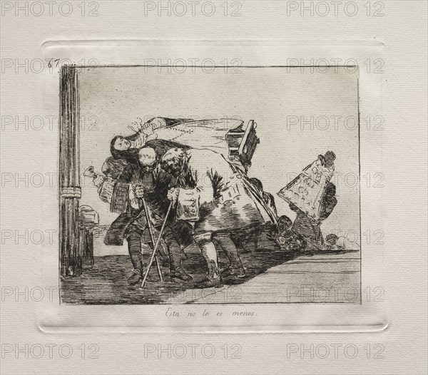 The Horrors of War:  This Is Not Less So. Francisco de Goya (Spanish, 1746-1828). Etching and aquatint