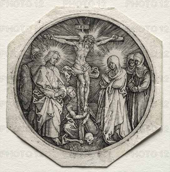 The Crucifixion, c. 1518. Albrecht Dürer (German, 1471-1528). Engraving