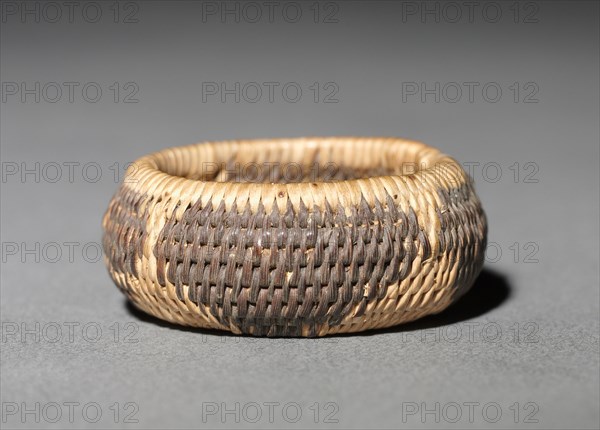 Miniature Basket, Unassigned. America, Native North American, Southwest, Arizona, Akimel O'odham (Pima), Unassigned. overall: 1.3 x 2.6 cm (1/2 x 1 in.).