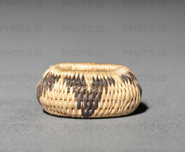 Miniature Basket, Unassigned. America, Native North American, Southwest, Arizona, Akimel O'odham (Pima), Unassigned. overall: 1 x 2 x 1.2 cm (3/8 x 13/16 x 1/2 in.).