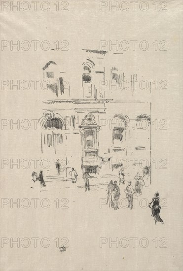 Victoria Club, 1879. James McNeill Whistler (American, 1834-1903). Lithograph