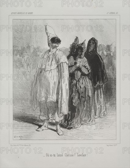 Carnaval. Paul Gavarni (French, 1804-1866). Lithograph