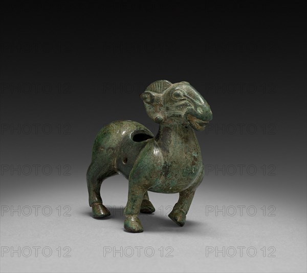 Zun in the Shape of a Ram, 206 BC - AD 220. China, Han dynasty (202 BC-AD 220) - Six Dynasties (265-587). Bronze;