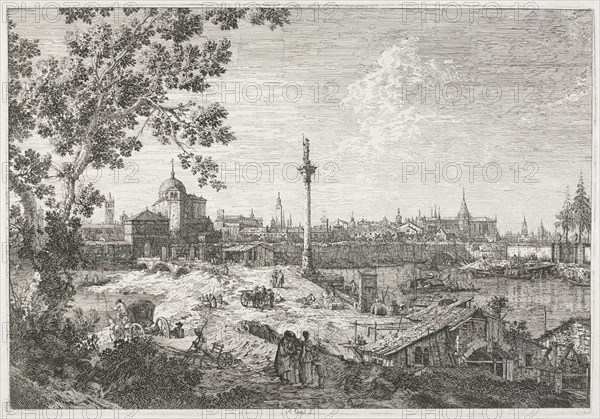 Views:  Imaginary View of Padua, 1735-1746. Antonio Canaletto (Italian, 1697-1768). Etching