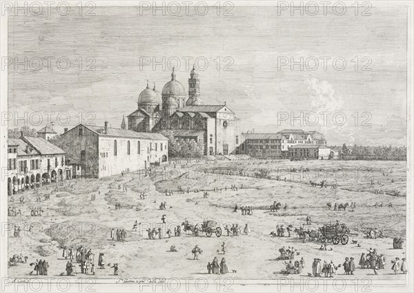 Views:  Church of Saint Justina in Prà della Valle, Padua, 1735-1746. Antonio Canaletto (Italian, 1697-1768). Etching