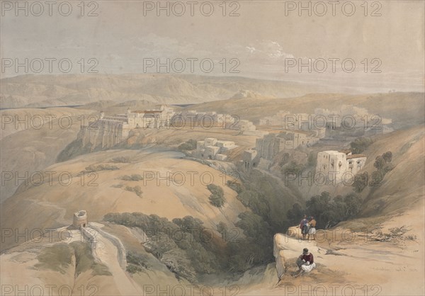 Bethlehem, 1839. David Roberts (British, 1796-1864). Color lithograph