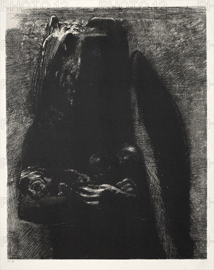 The Temptation of St. Anthony, 1888. Odilon Redon (French, 1840-1916). Lithograph
